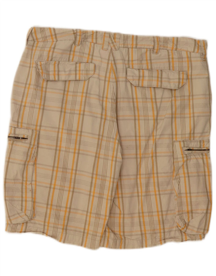 Shorts Cargo Masculino Nike Médio Bege Xadrez