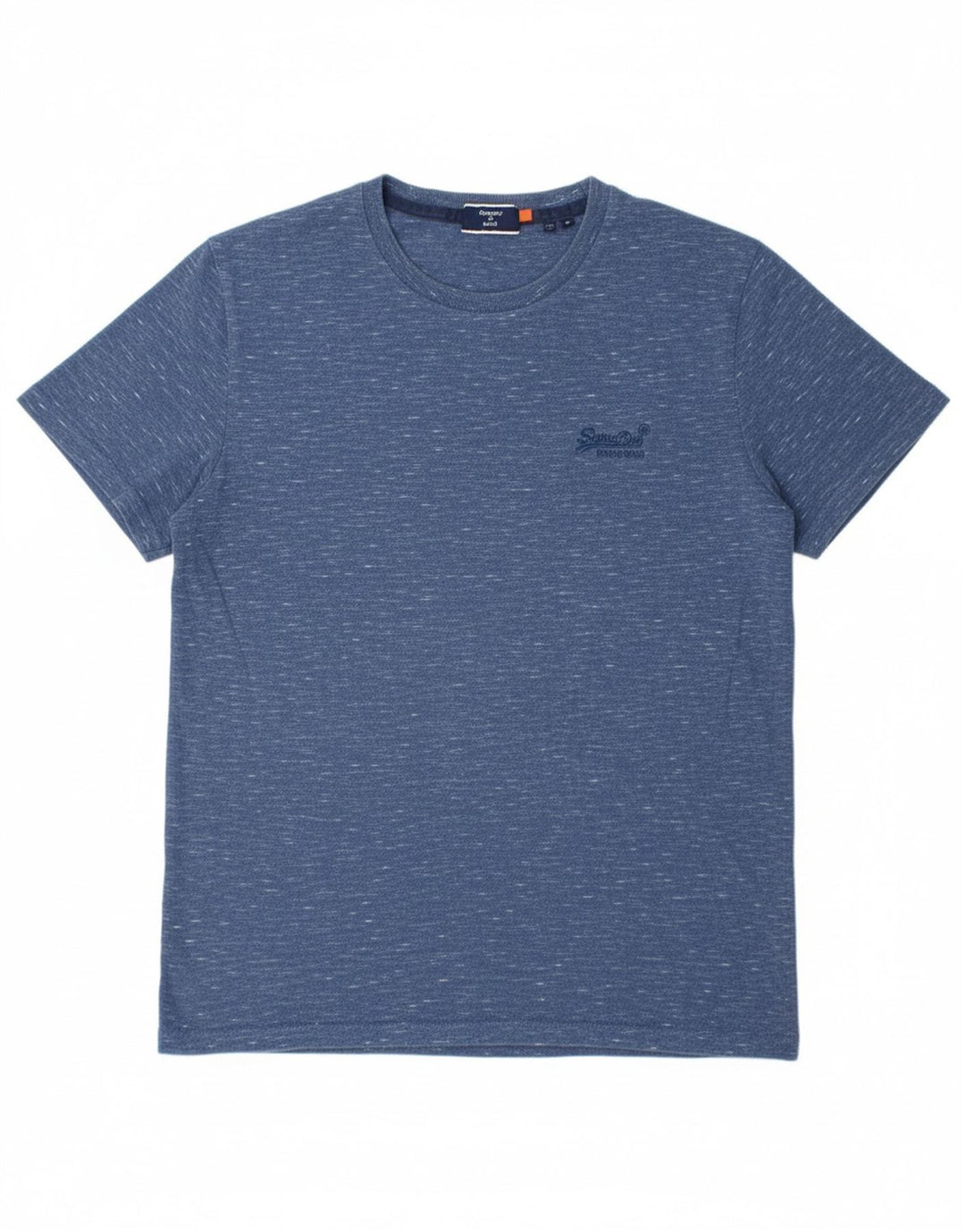 Camiseta masculina SUPERDRY Top médio algodão azul