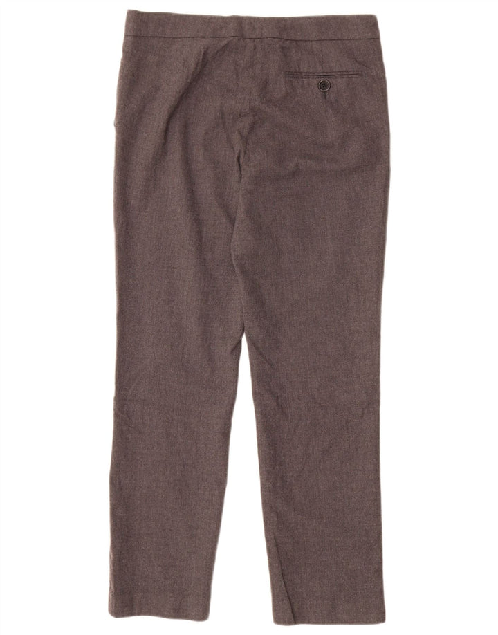 Calça feminina Henry Cottons Slim Suit IT 42 Médio W30 L26 Lã Cinza