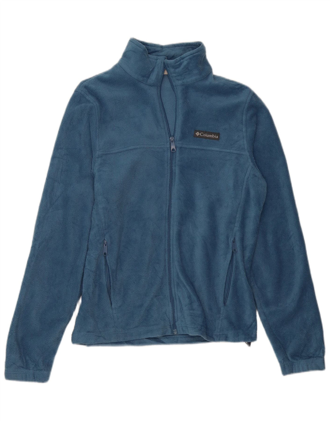 Jaqueta de lã grande Columbia para mulher UK 6 XS azul poliéster