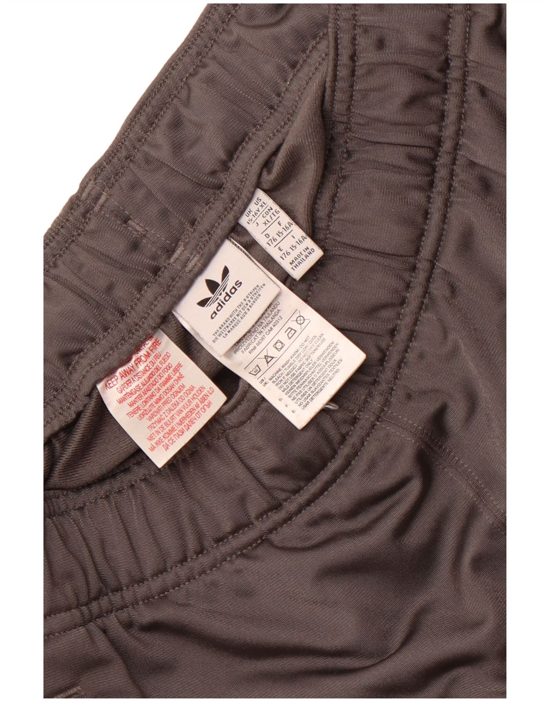 Adidas meninos calças de treino joggers 15-16 anos cinza poliéster