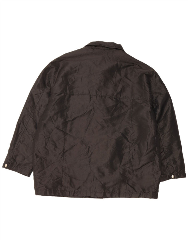 Jaqueta utilitária masculina PIERO GUIDI UK 42 XL preto nylon