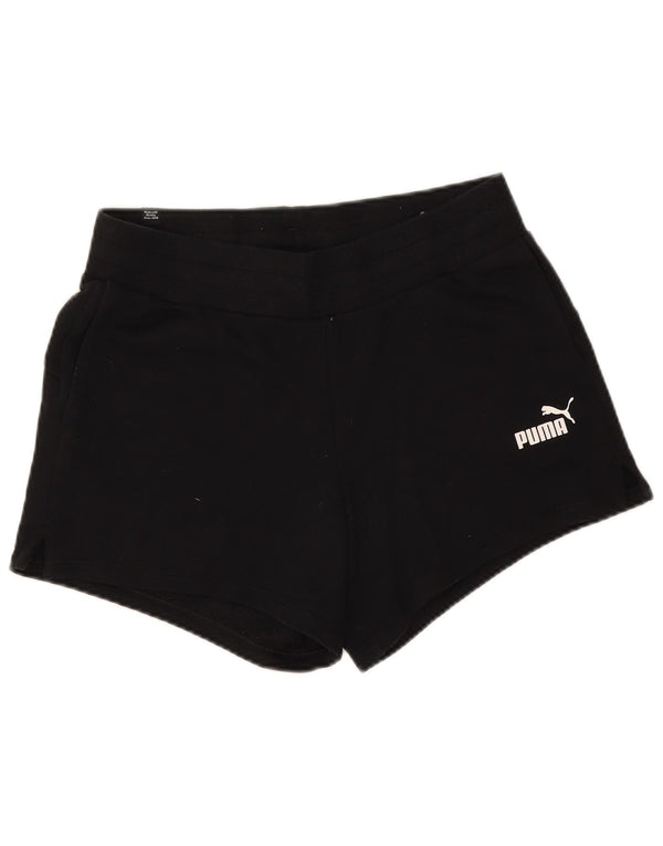 Shorts esportivos femininos Puma UK 12 poliéster preto médio