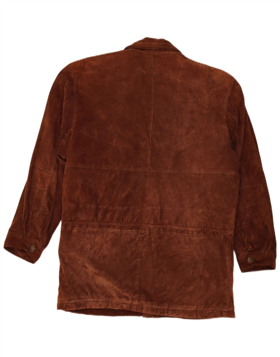 Jaqueta de camurça masculina vintage UK 42 XL marrom