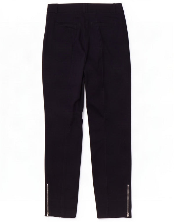 Zara Womens Skinny Casual Trousers Small W26 L29 Navy Blue