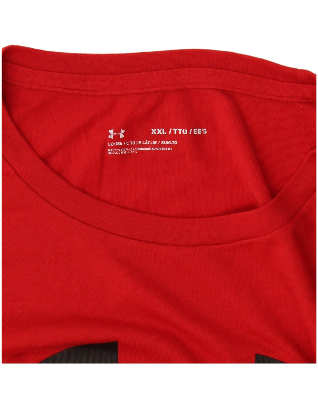 Camiseta gráfica masculina Under Armour Top 2XL vermelho