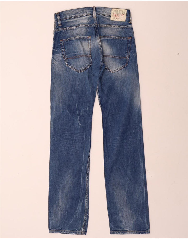 Tommy Hilfiger Masculino Ryder Regular Straight Jeans W30 L34 Azul Algodão