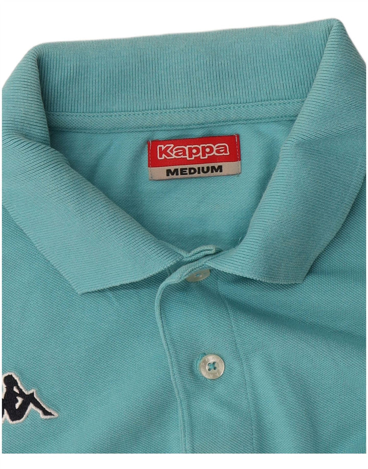 Camisa polo masculina Kappa azul médio