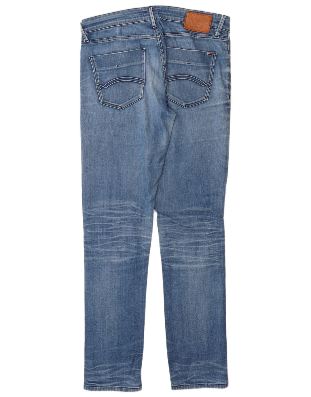 Jeans slim feminino TOMMY HILFIGER W32 L34 algodão azul
