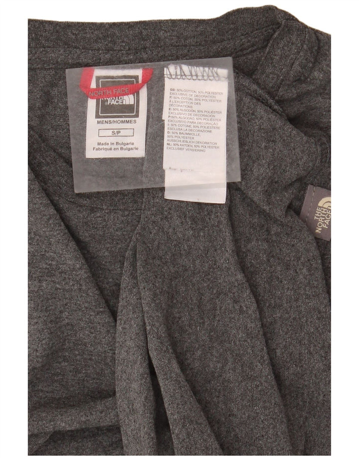 THE NORTH FACE Mens T-Shirt Top Small Grey Flecked Cotton