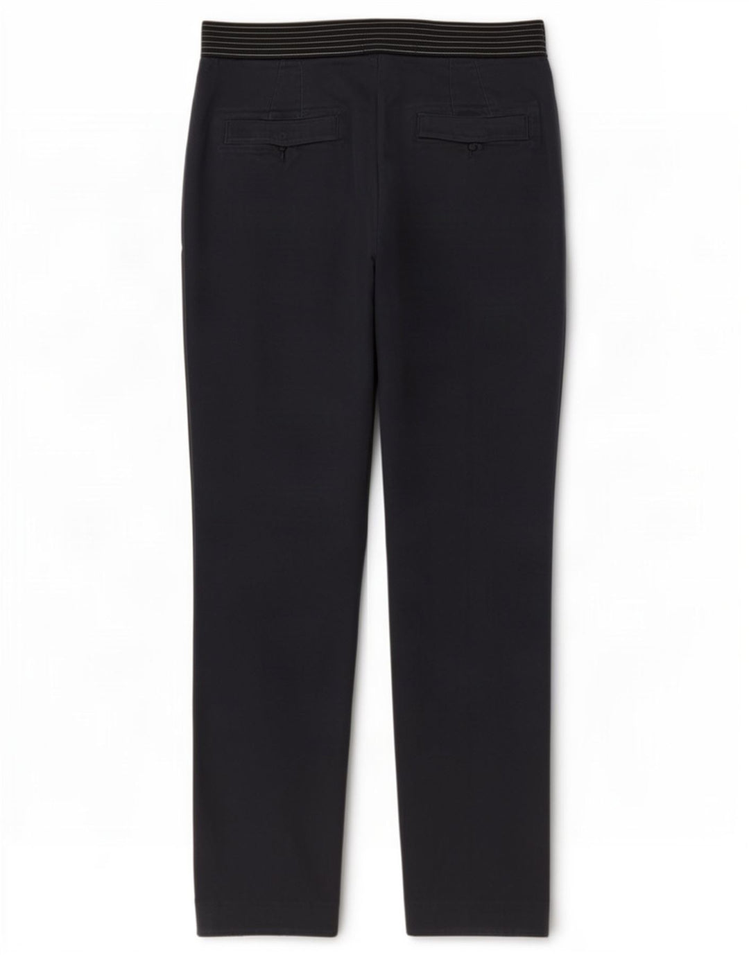Calça Chino reta feminina Zara médio W28 L27 azul marinho