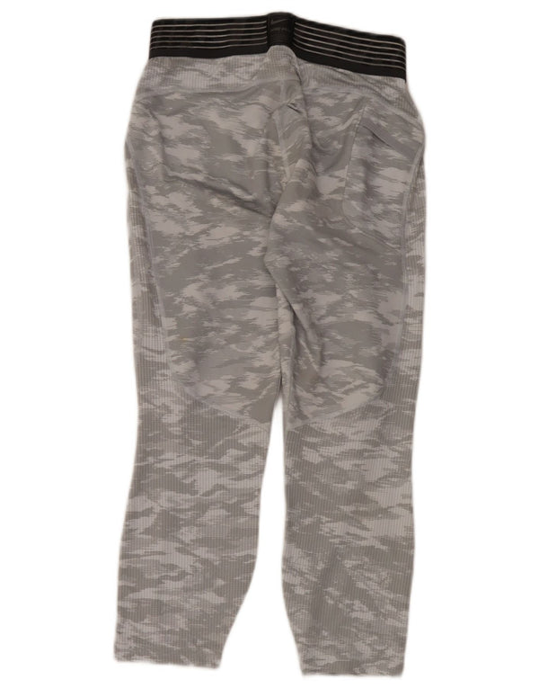 Nike Mens Dri Fit Leggings Médio Cinza Camuflagem Poliéster
