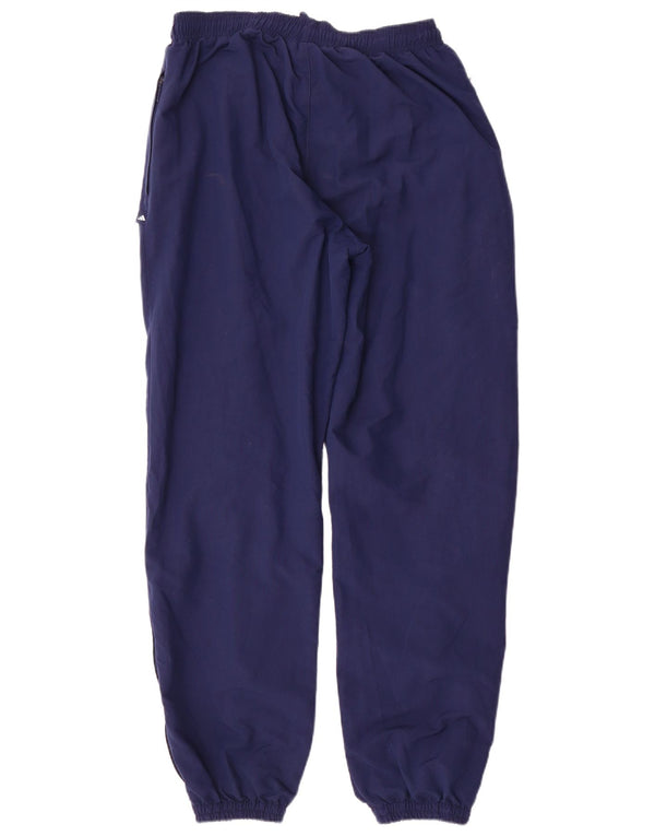 Calça de treino masculina Adidas Joggers grande poliéster azul marinho