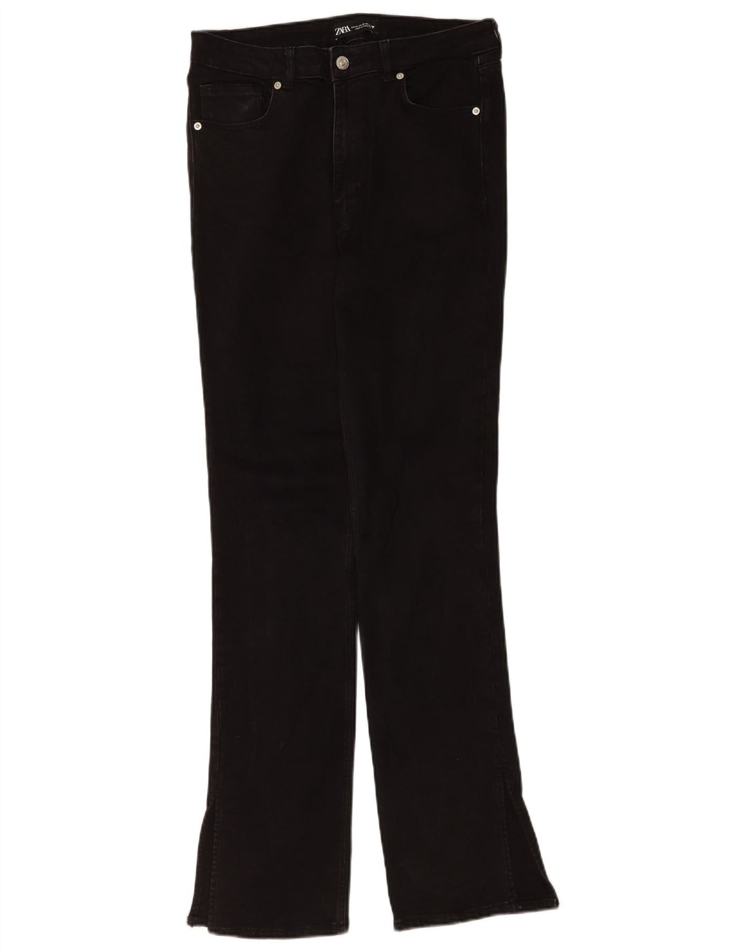 Zara Jeans Bootcut Feminino EU 42 Grande W32 L33 Preto