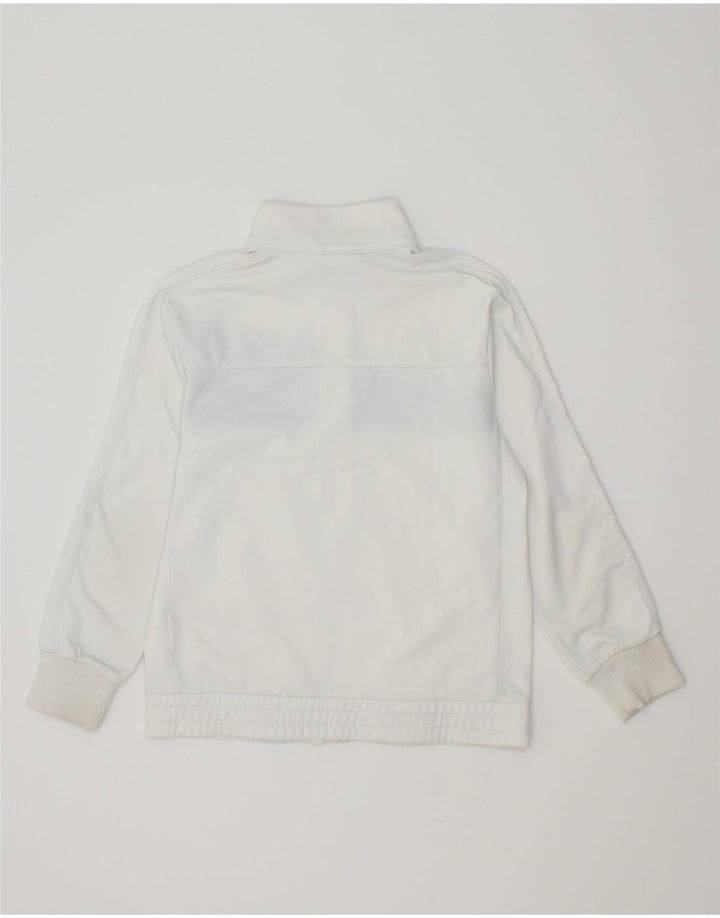 NIKE Boys Tracksuit Top Jacket 10-11 Years Medium White Colourblock