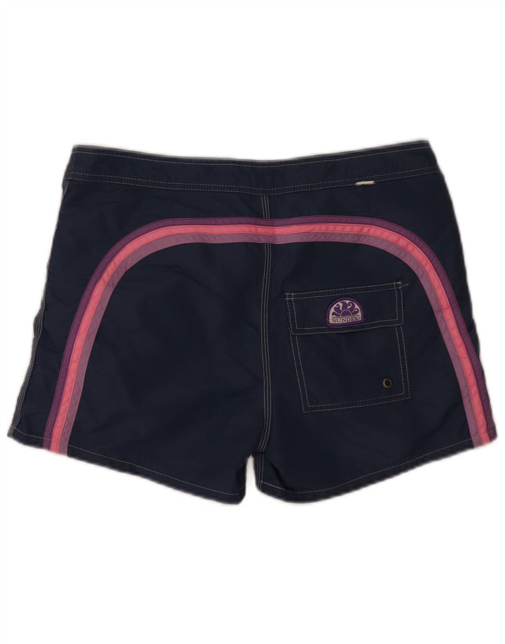 Shorts de natação masculino Sundek médio azul marinho nylon