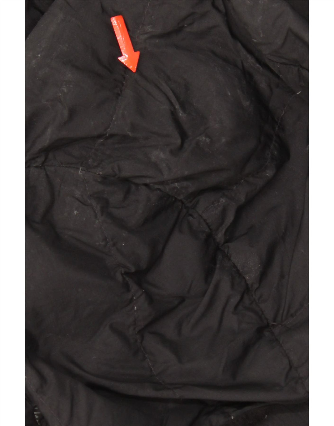 Jaqueta masculina acolchoada com capuz The North Face UK 38 poliéster preto médio