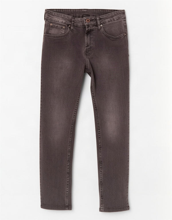 Zara Mens Skinny Jeans EU 42 Grande W32 L27 Algodão Cinza
