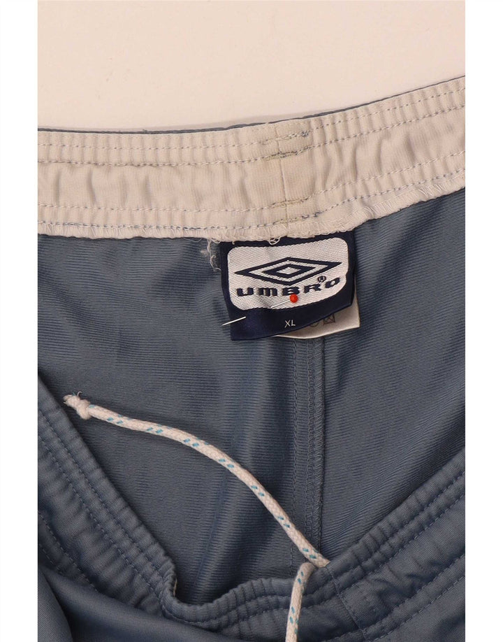Shorts esportivos masculinos Umbro XL azul poliéster