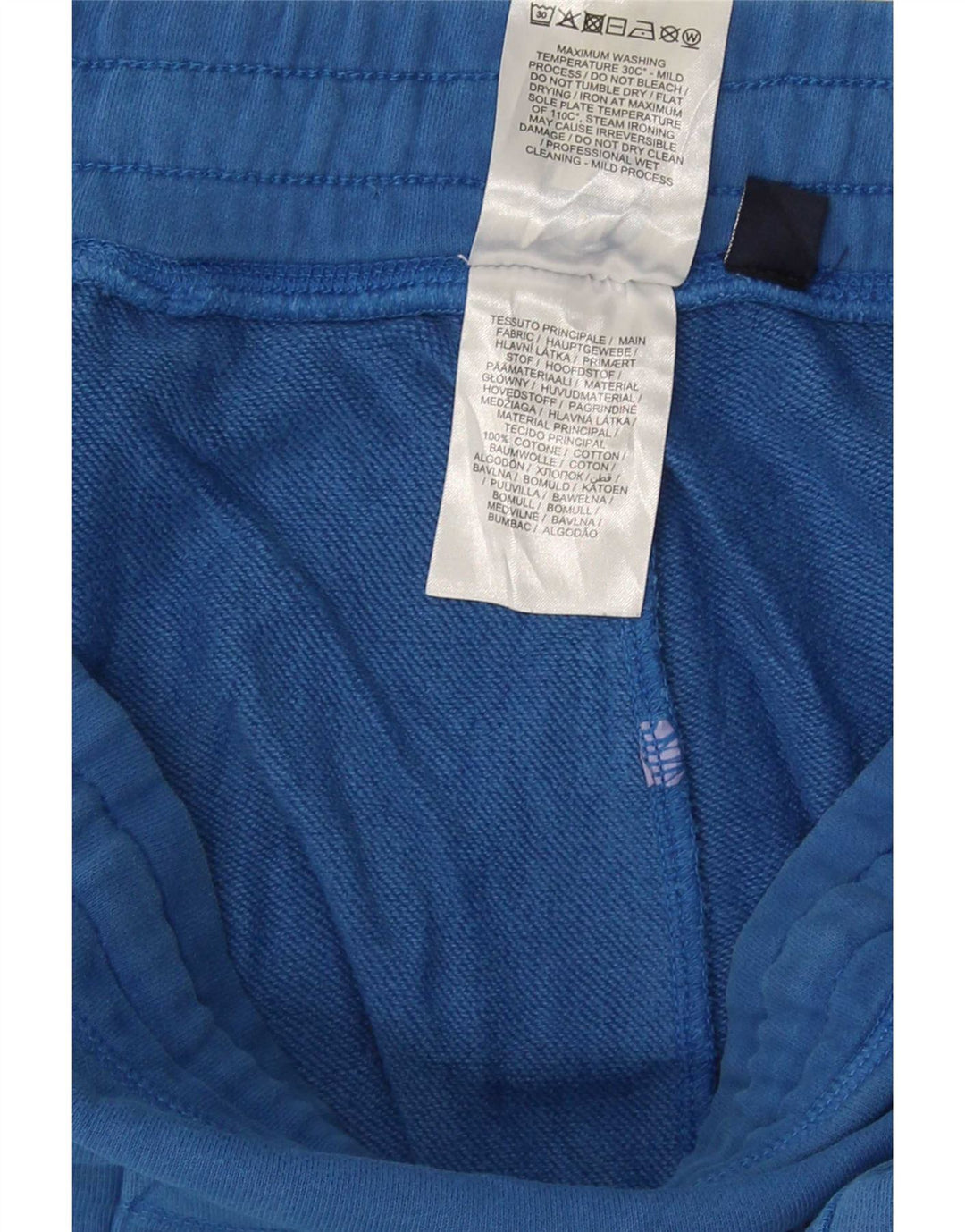 Shorts esportivos masculinos North Sails médio azul algodão