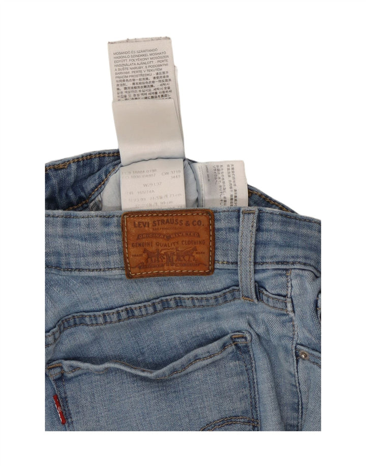 Jeans retos femininos LEVI'S W29 L32 algodão azul