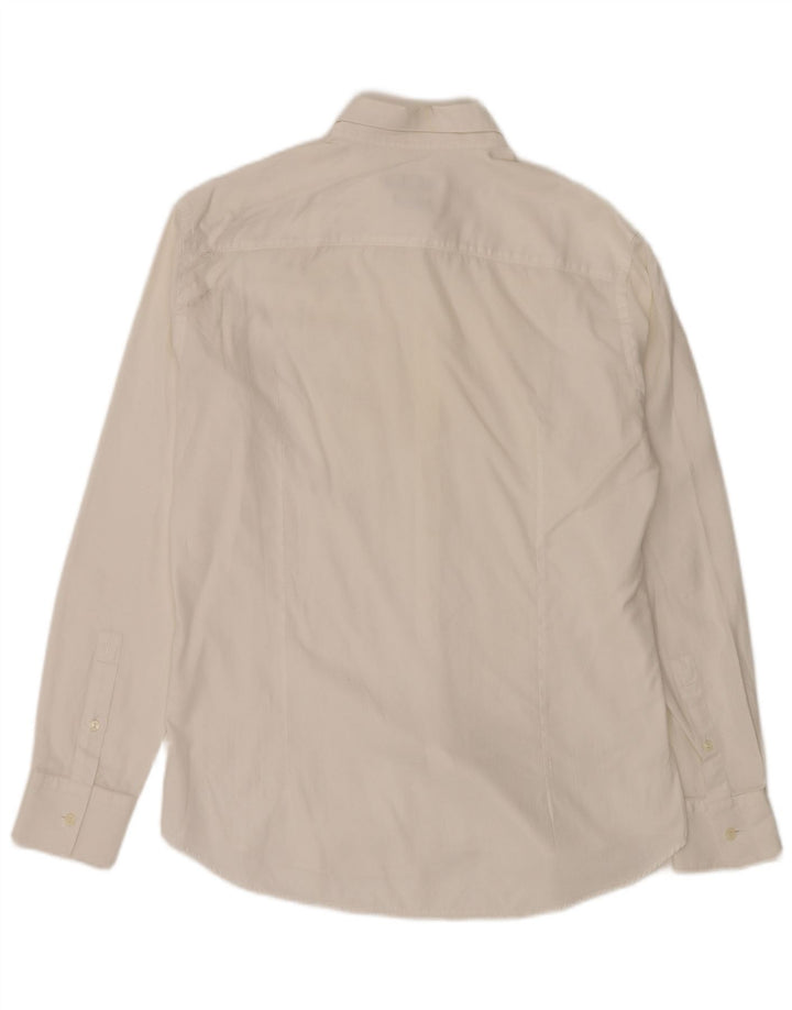 Camisa masculina Versace tamanho 41 16 grande algodão branco