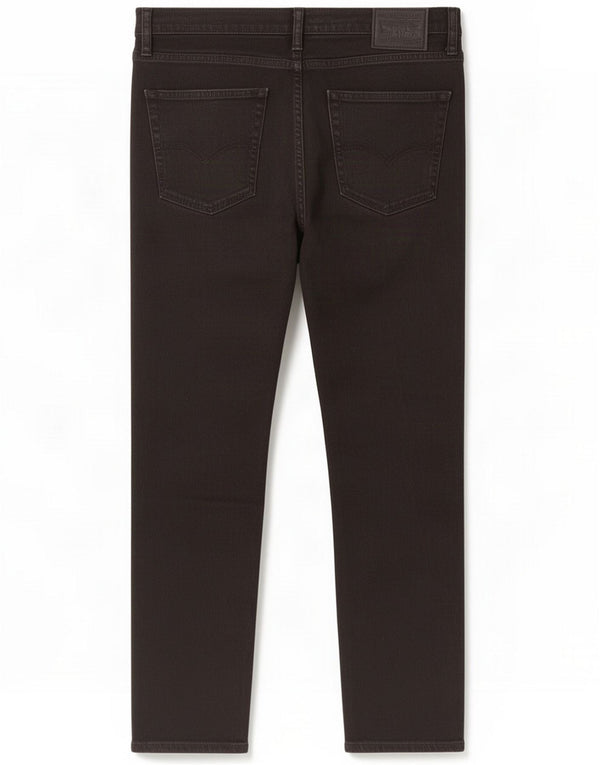 Levi's Mens 502 Tapered Jeans W32 L30 Algodão Preto