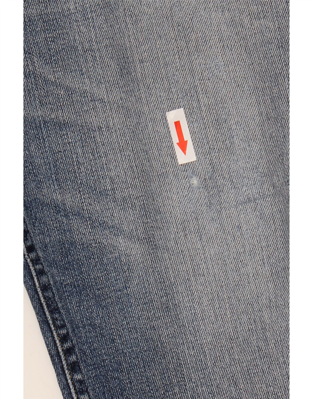 Lee Womens Daren Straight Jeans W34 L30 Azul Algodão