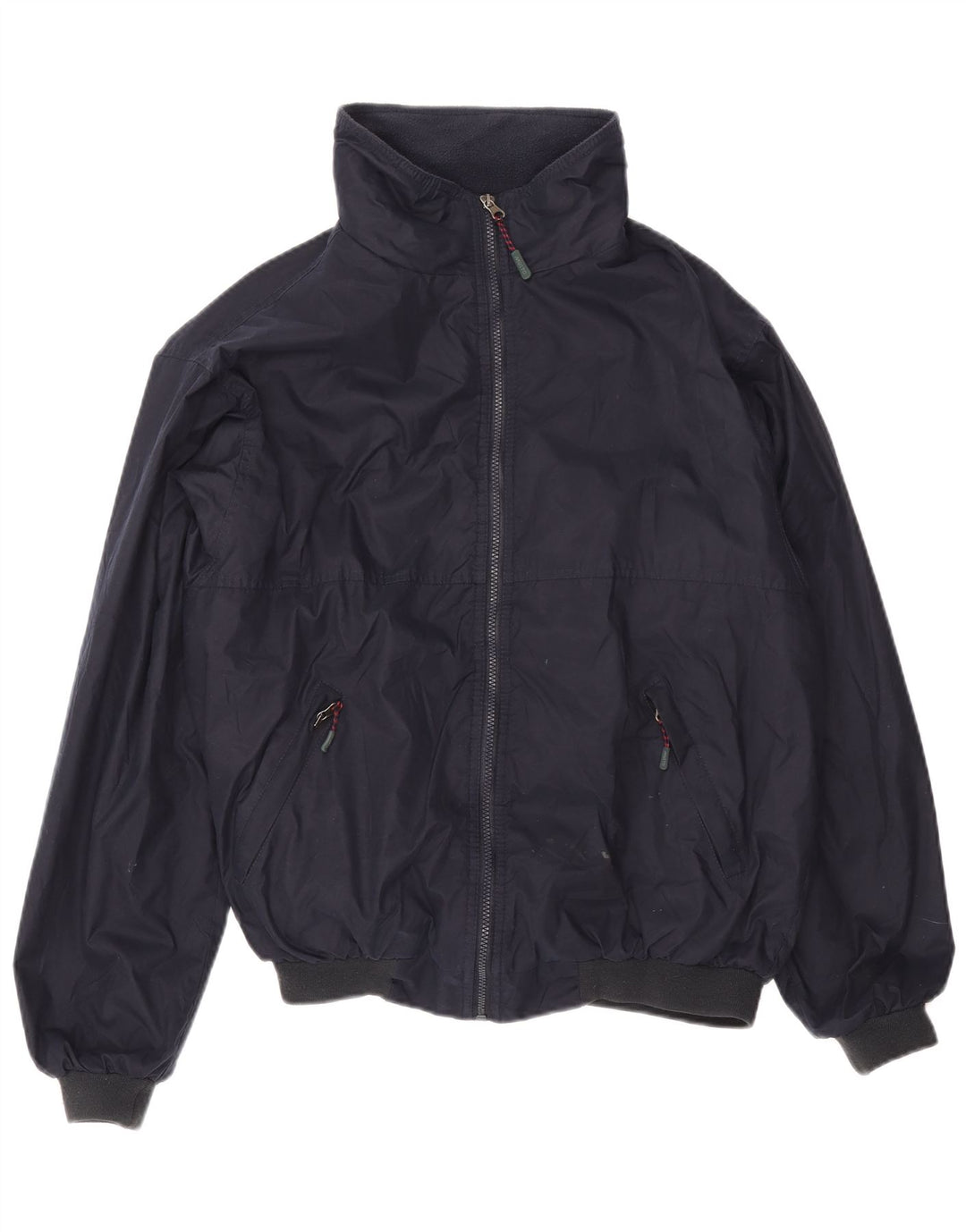 Jaqueta bomber masculina Musto Reino Unido 40 grande poliéster azul marinho