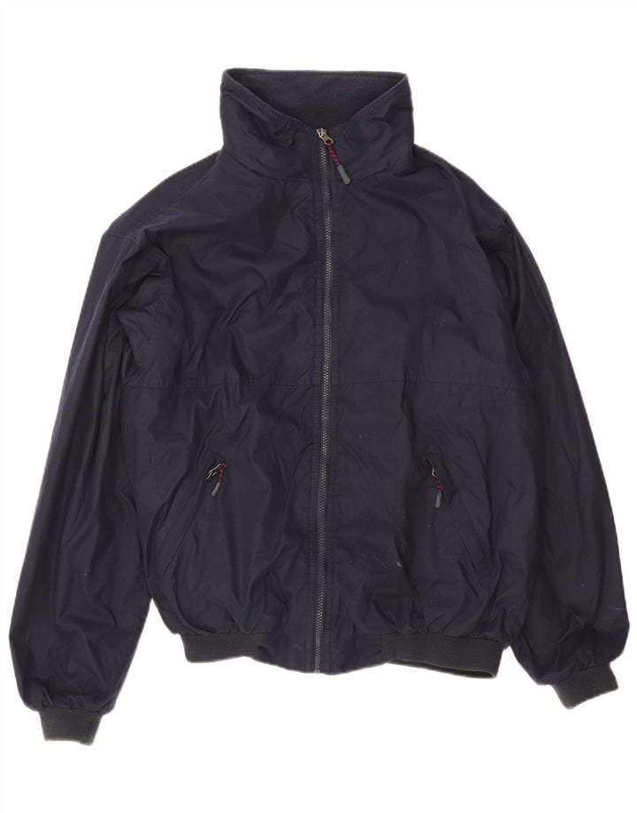 Jaqueta bomber masculina Musto Reino Unido 40 grande poliéster azul marinho