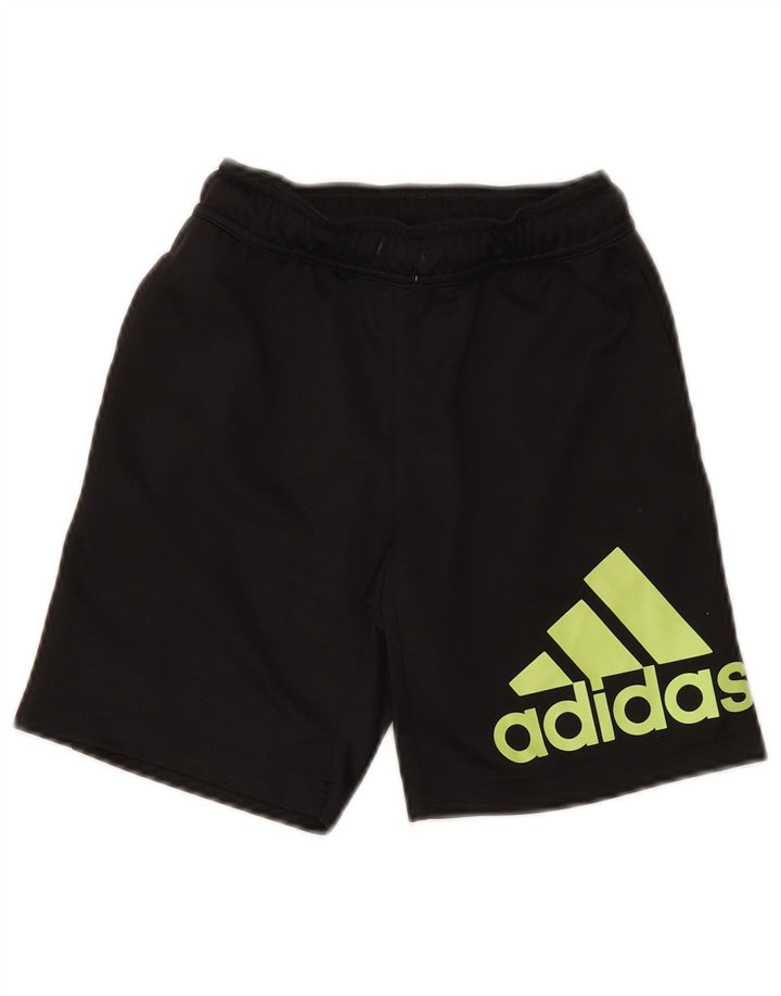 Shorts esportivos gráficos ADIDAS para meninos 7-8 anos pretos