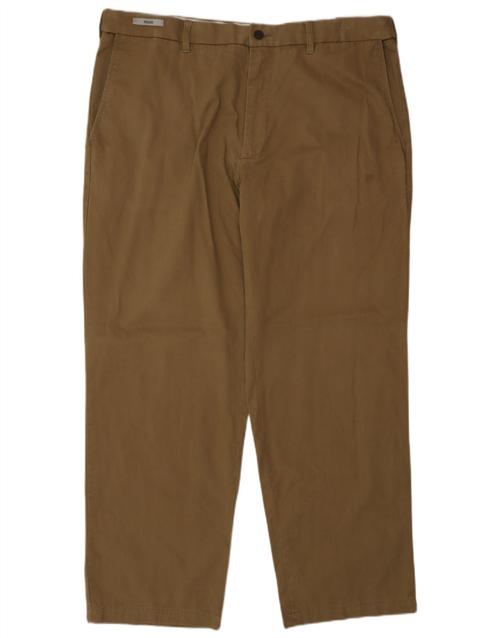 Calça Chino Regular Masculina Marks & Spencer W40 L31 Algodão Marrom