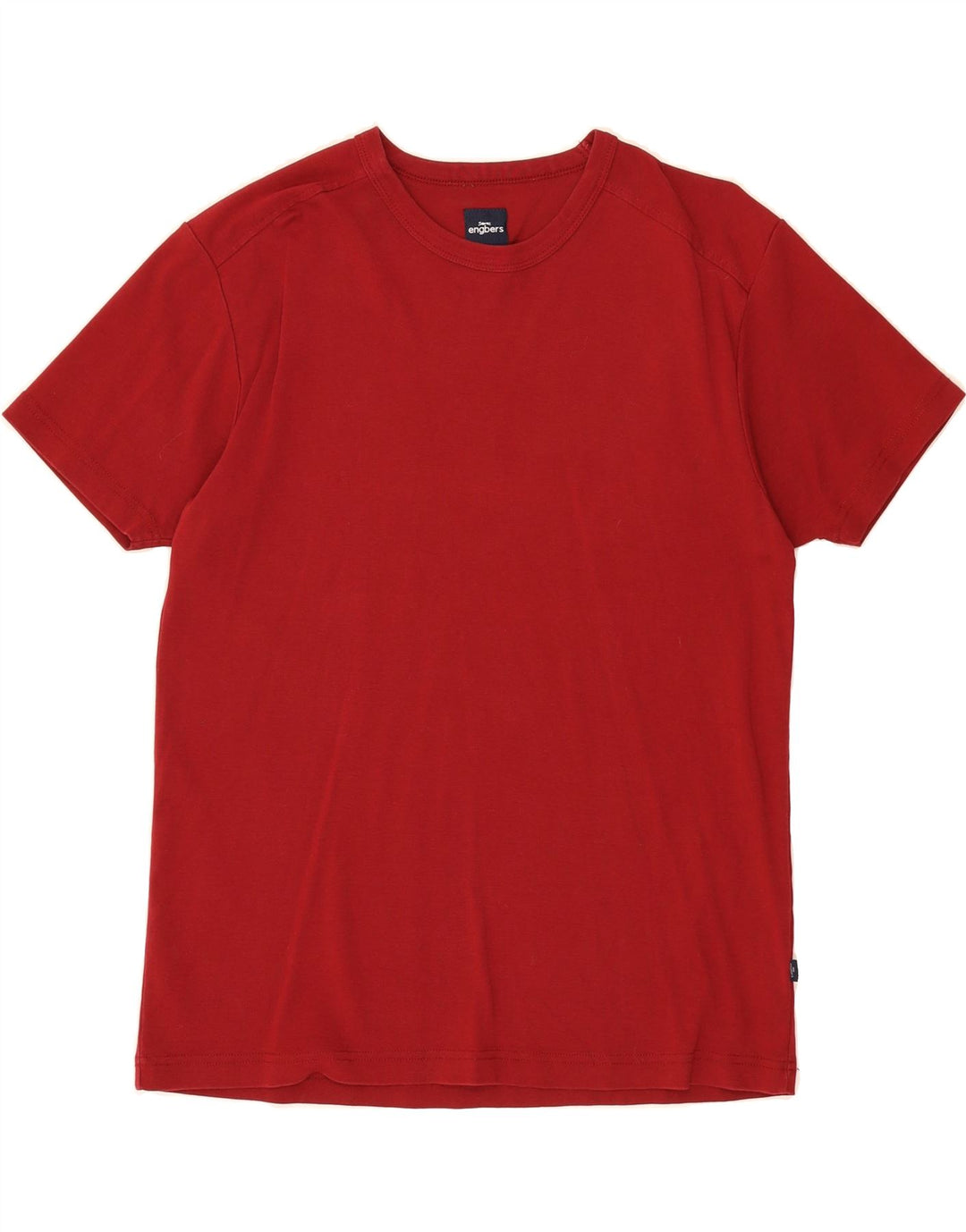 ENGBERS Womens T-Shirt Top UK 18 XL Burgundy Cotton Vintage Engbers and Second-Hand Engbers from Messina Hembry 
