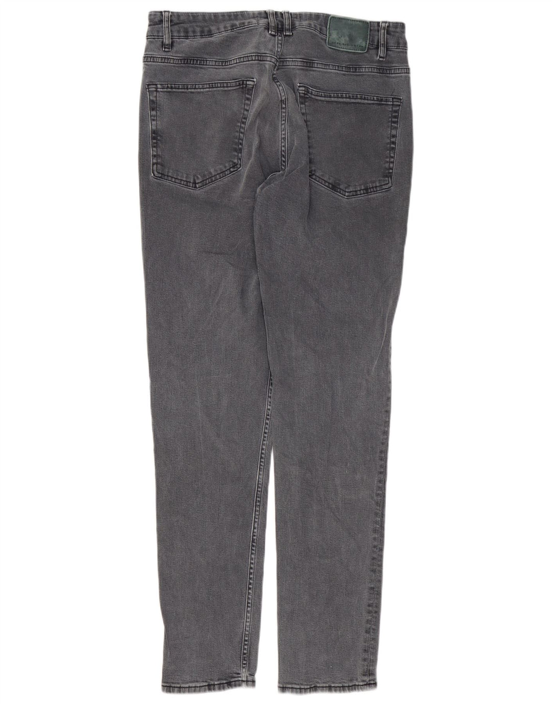 Zara Mens Slim Jeans EU 42 Grande W32 L30 Cinza Algodão