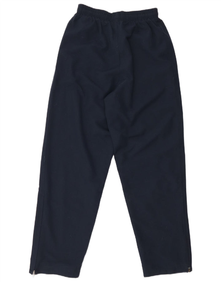 Calças de treino femininas ADIDAS UK 12 médio azul marinho poliéster