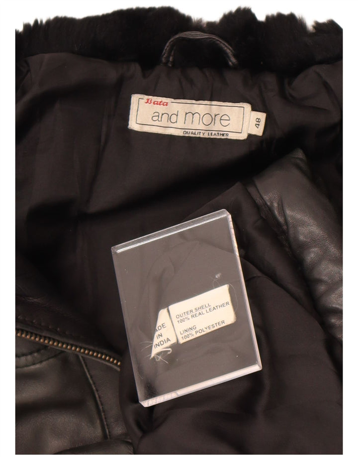 Jaqueta de couro feminina Bata and More IT 48 XL couro cinza