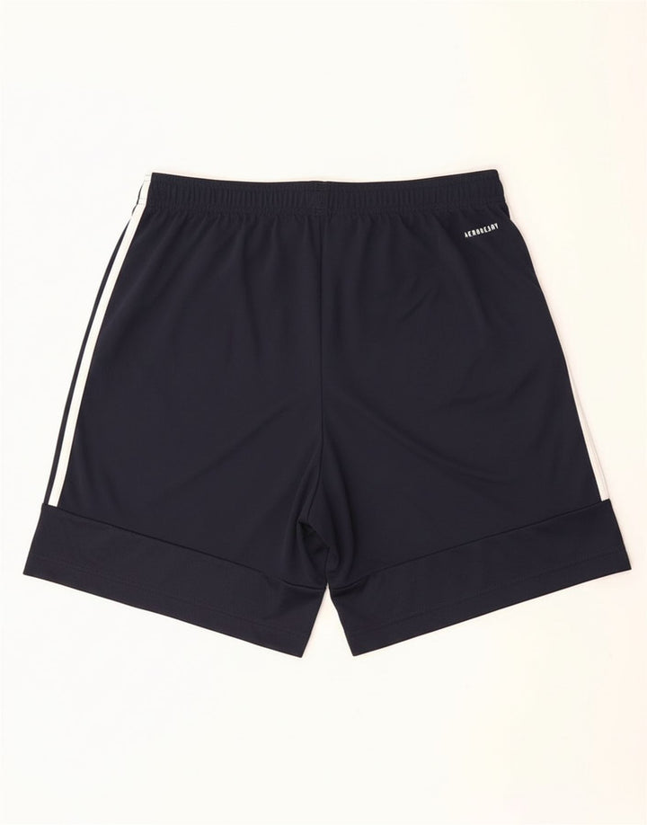 Adidas Mens Aeroready Sport Shorts Médio Azul Marinho Poliéster