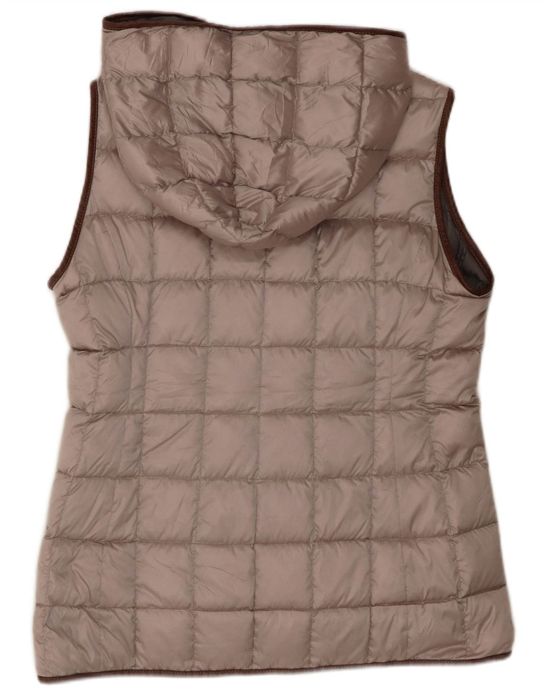 Colete acolchoado feminino Fay UK 16 grande poliéster bege