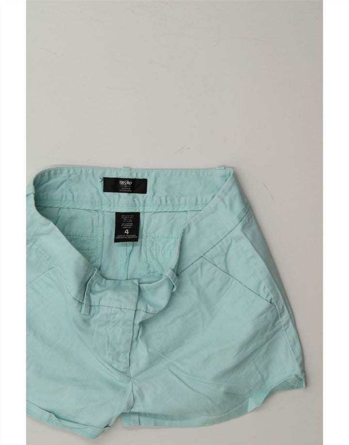 MOSSIMO Womens Chino Shorts US 4 Small W30  Turquoise Cotton Vintage Mossimo and Second-Hand Mossimo from Messina Hembry 
