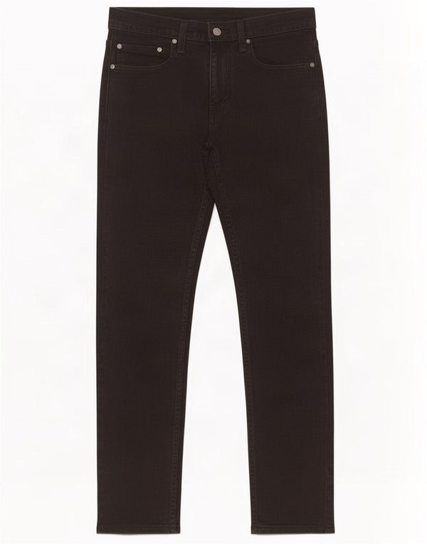 Levi's Masculino 502 Tapered Jeans W31 L32 Algodão Preto