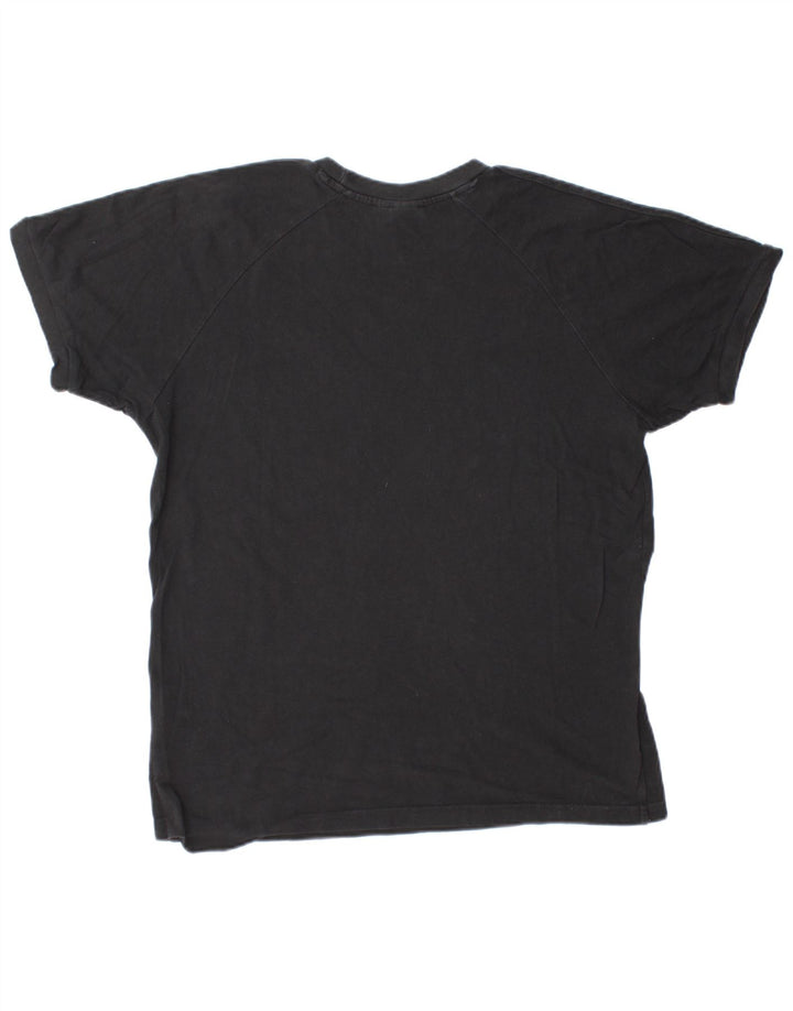 Camiseta masculina Adidas grande algodão preto