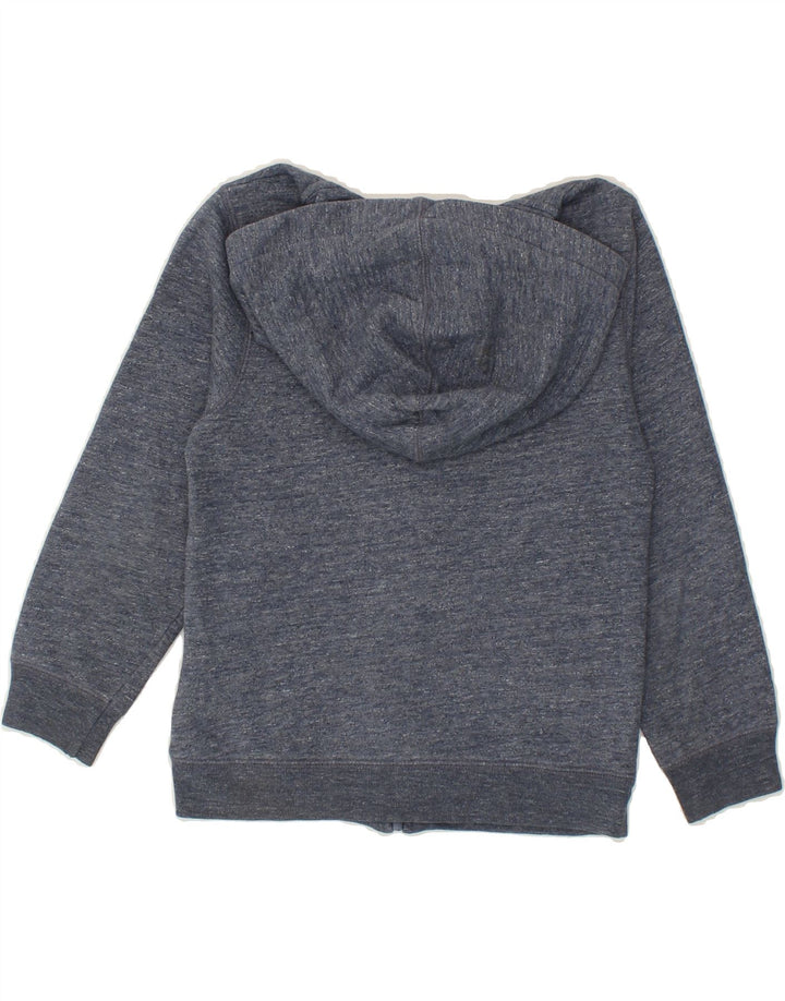 GAP Boys Graphic Zip Hoodie Sweater 6-7 Years Navy Blue Cotton Vintage Gap and Second-Hand Gap from Messina Hembry 