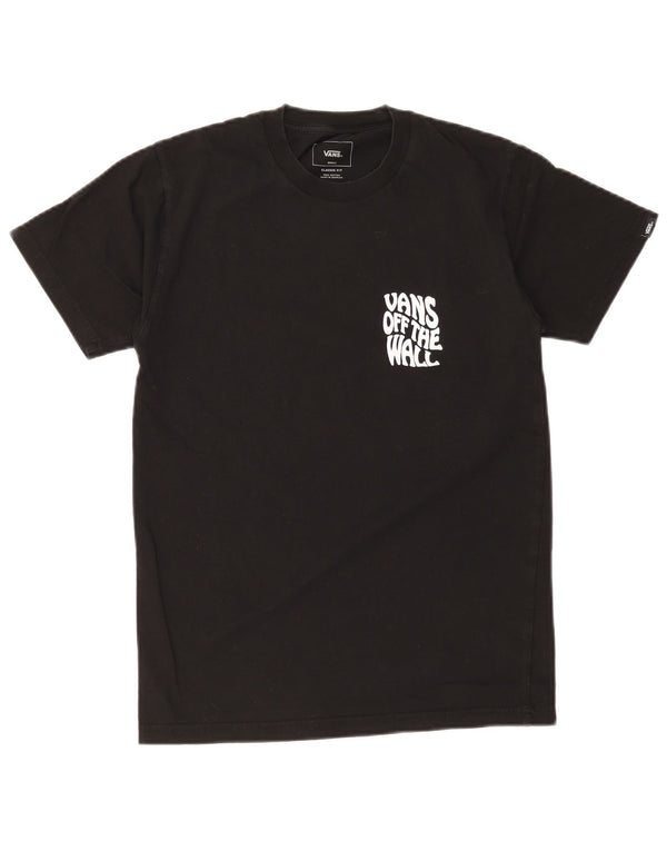Camiseta Vans Masculina Classic Fit Graphic Top Pequeno Algodão Preto