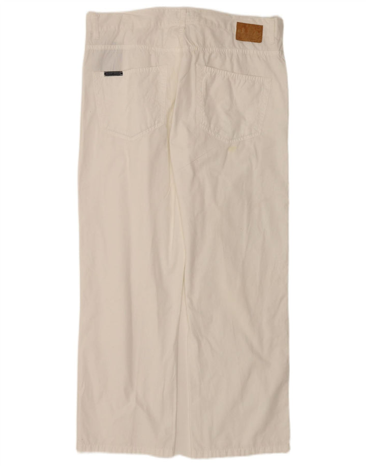 Gant Mens Jeans Soltos W36 L28 Algodão Branco
