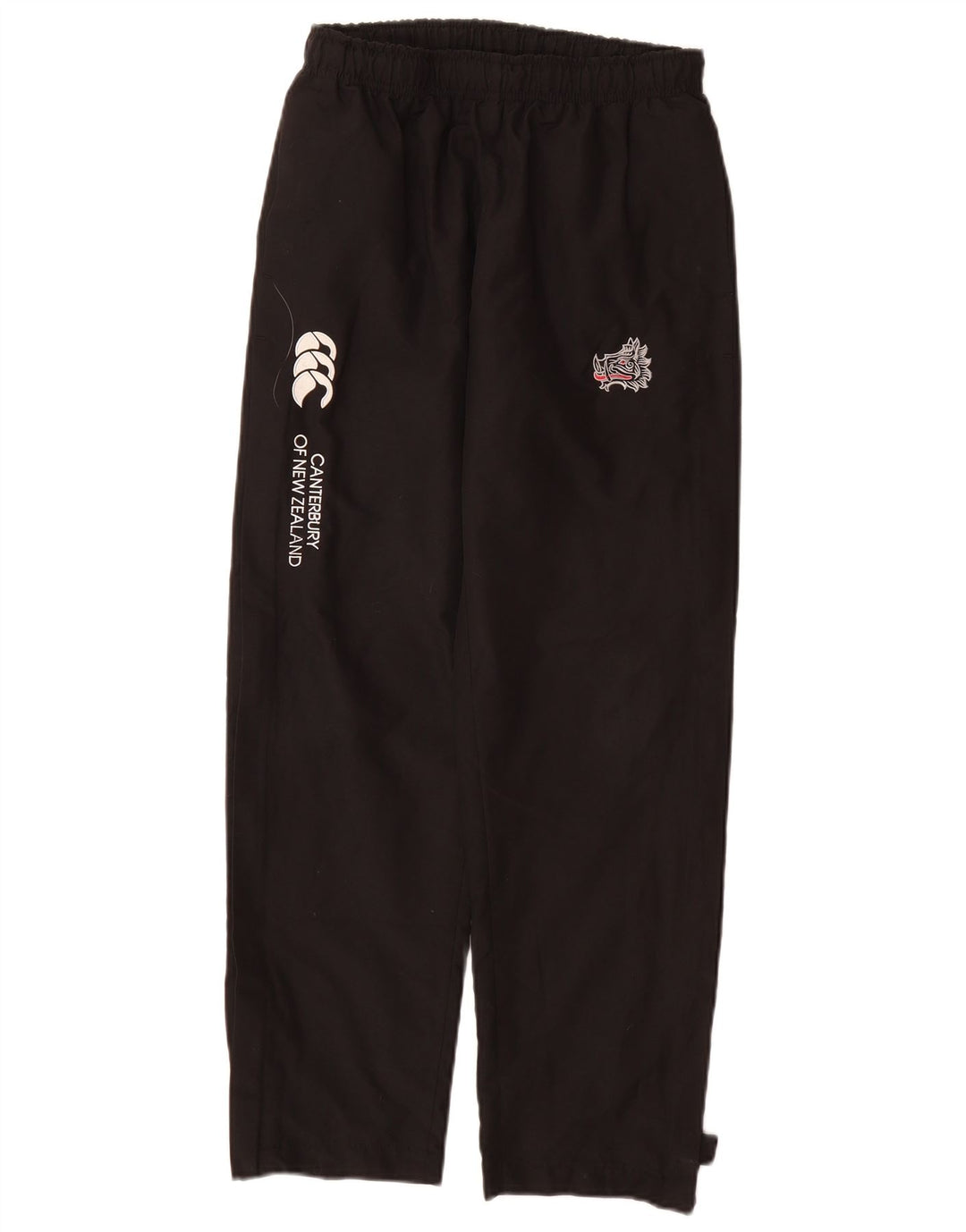 Calça corta-vento gráfica CANTERBURY para meninos 13-14 anos poliéster preto