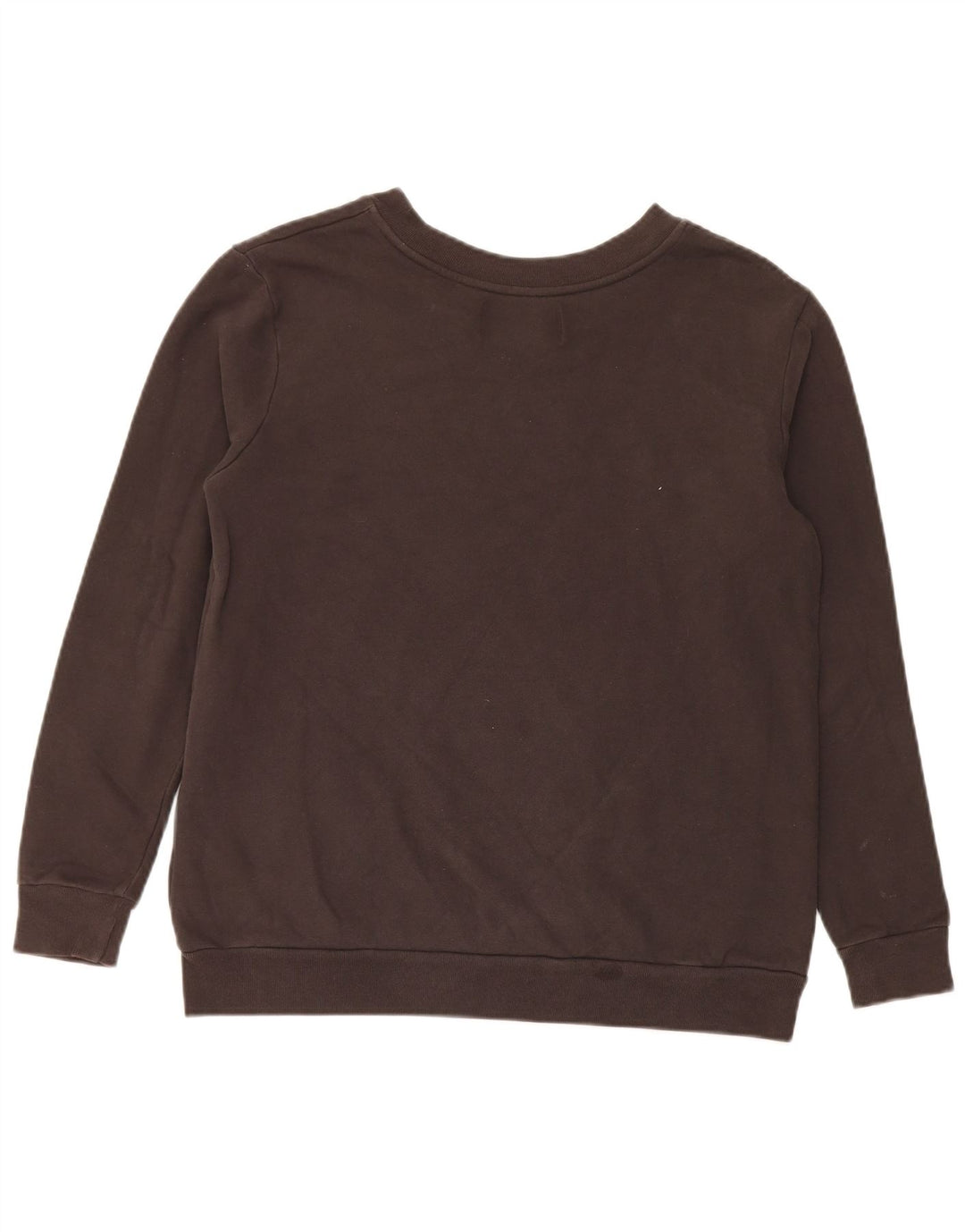 Calvin Klein Jeans Masculino moletom gráfico jumper pequeno algodão marrom