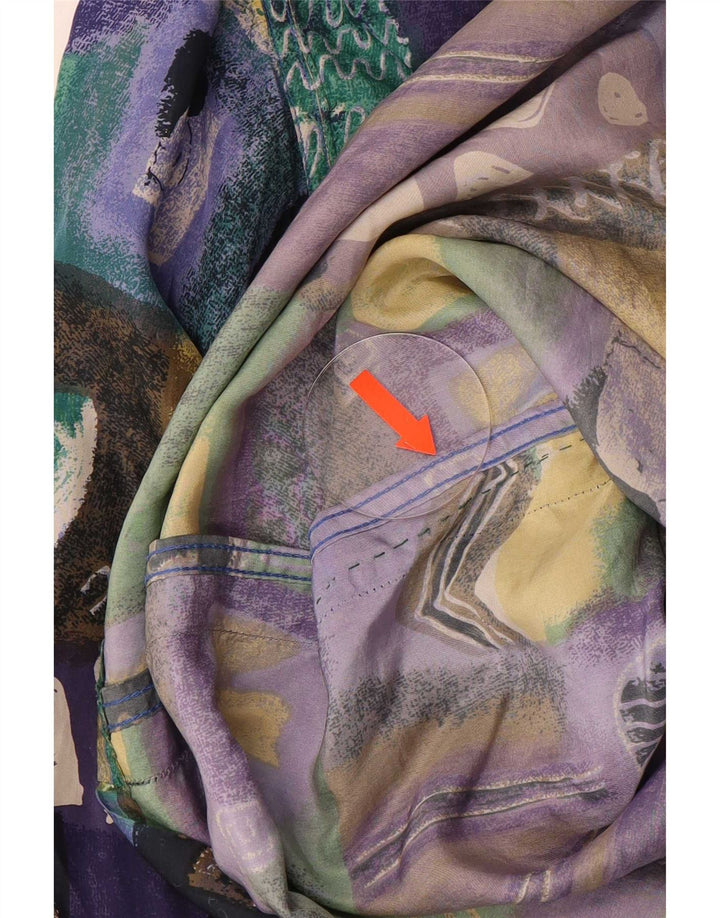 Camisa masculina de manga 3/4 Nick Taylor média multicolorida