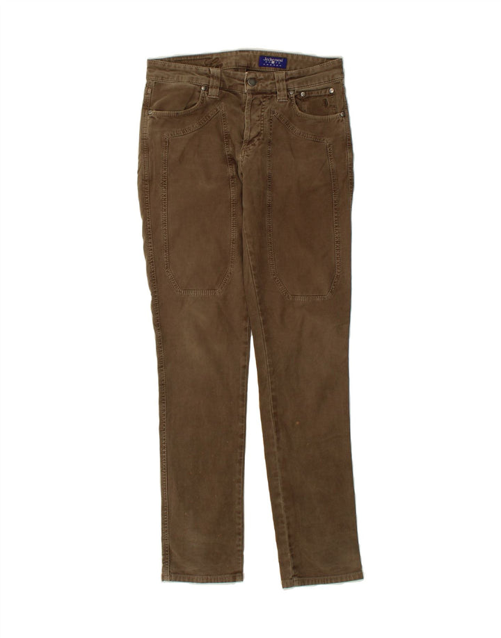 JECKERSON Womens Slim Jeans W30 L33 Brown Cotton Vintage Jeckerson and Second-Hand Jeckerson from Messina Hembry 