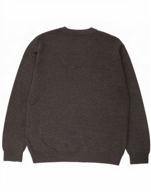 Suéter masculino Marlboro Classics com gola redonda 2XL lã cinza