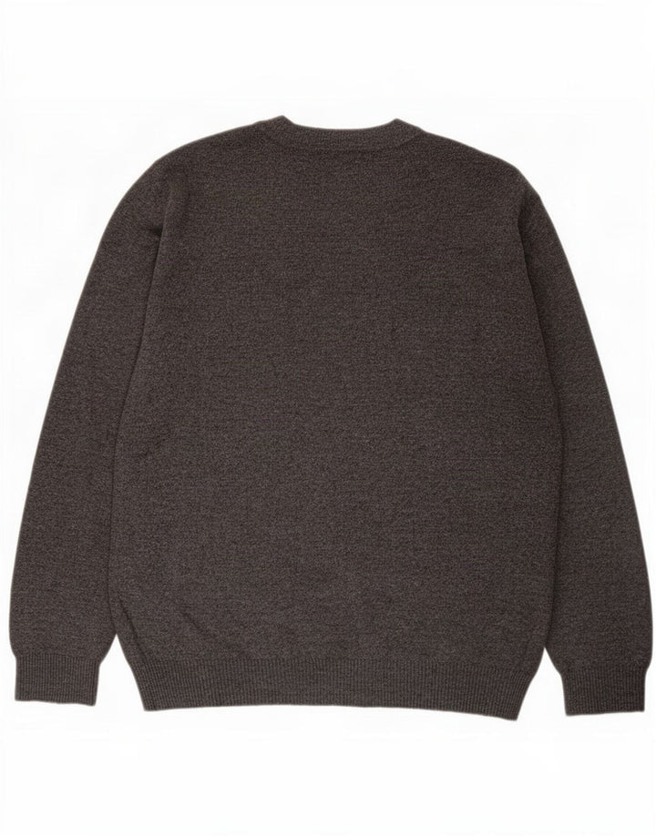 Suéter masculino Marlboro Classics com gola redonda 2XL lã cinza